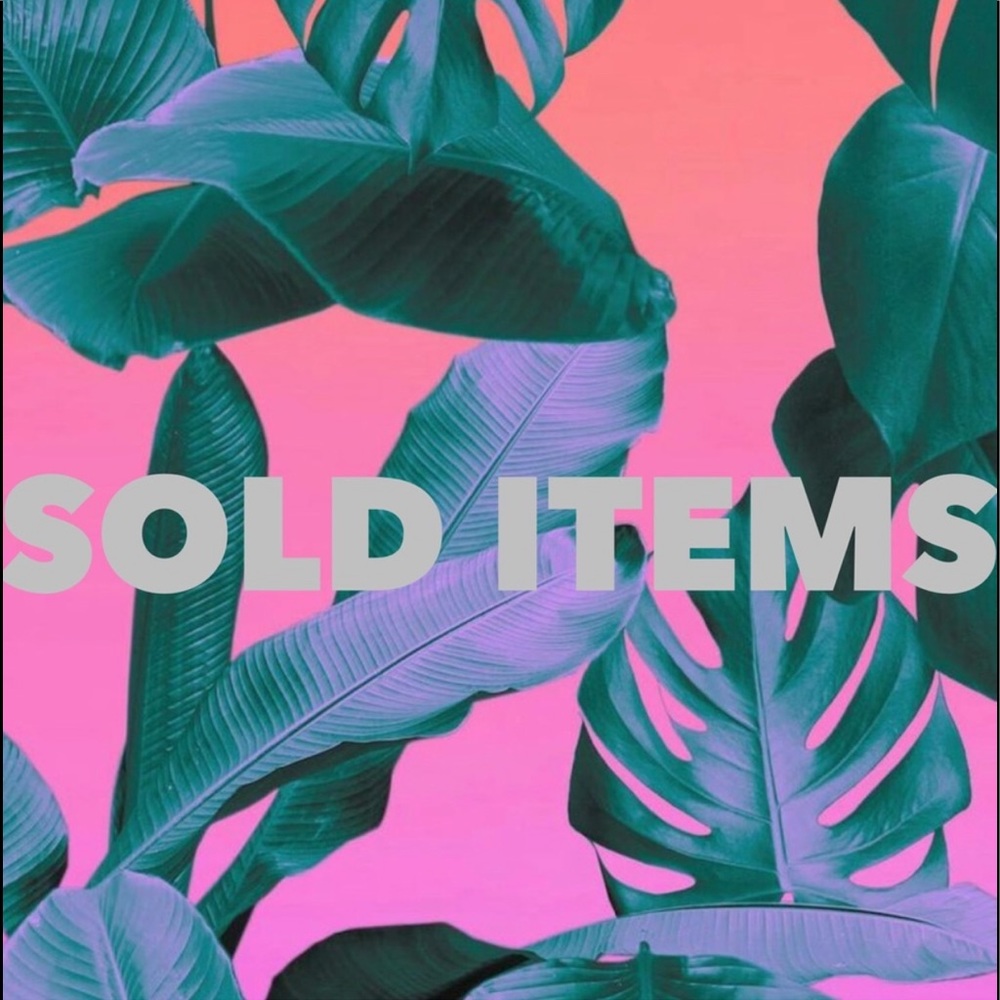 SOLD ITEMS
